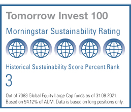 Tomorrow Invest 100 Morningstar Sustainability Rating
